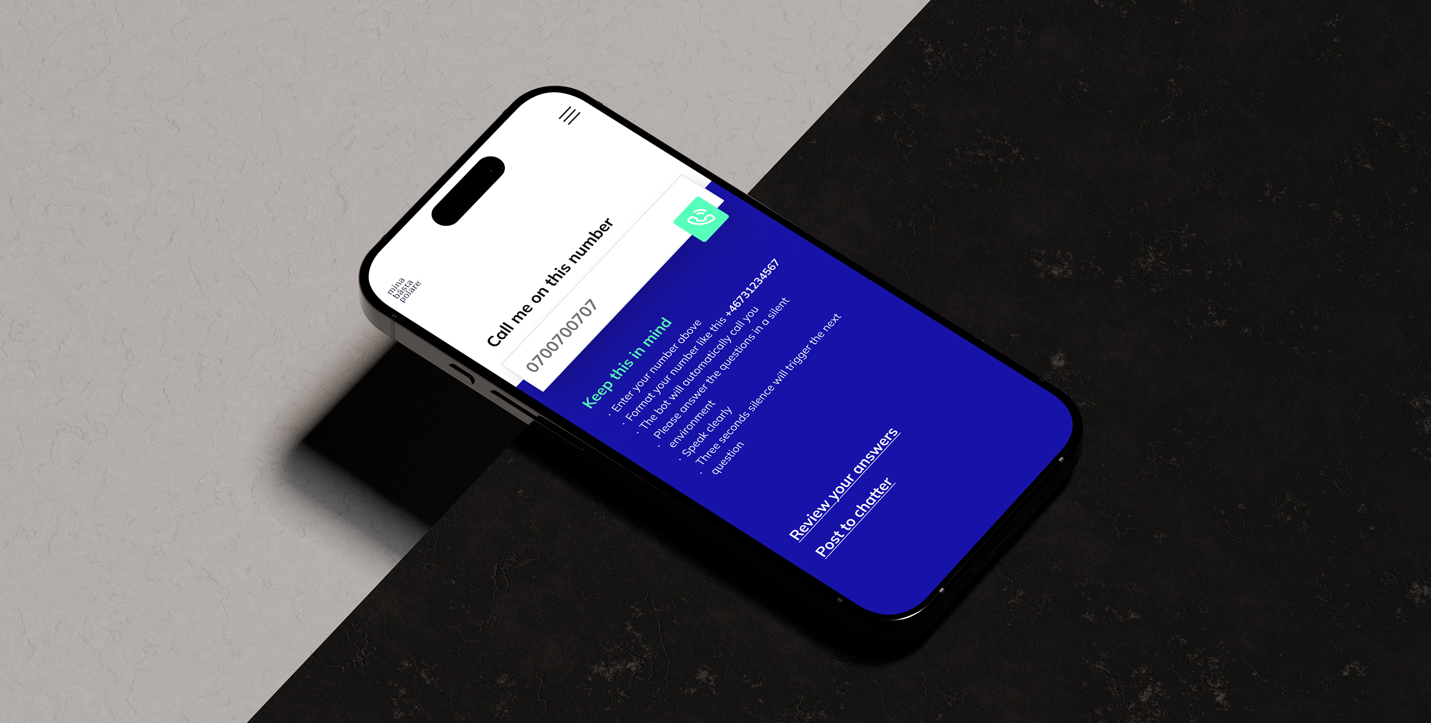 AI-driven voice bot  för snabbare säljrapportering