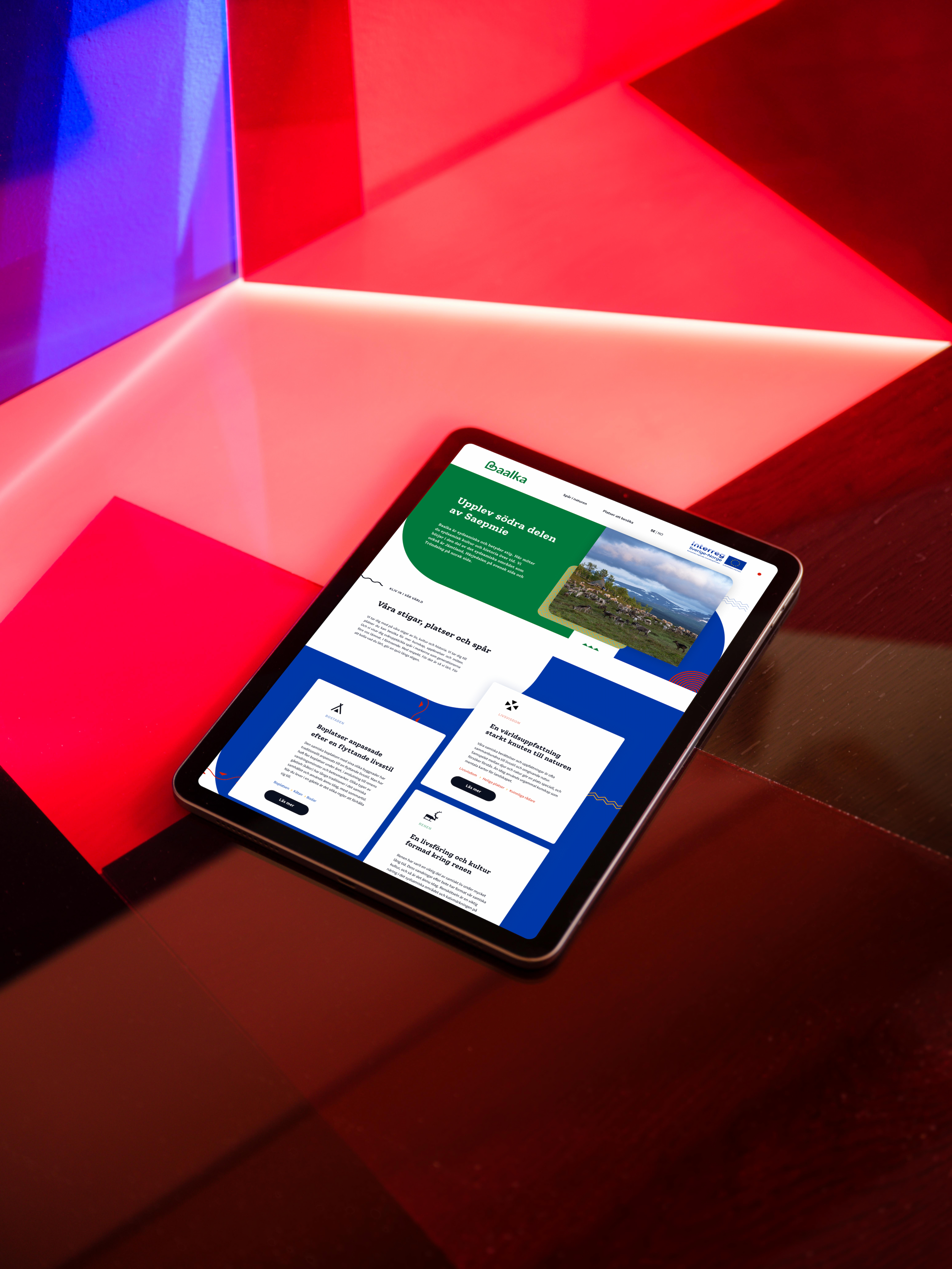 En digital upplevelseplattform för sydsamisk kultur
